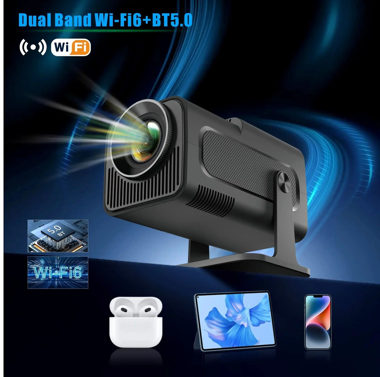 Mini Projecteur Intelligent 4K LumiSmart